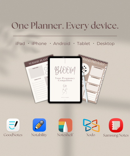 Bloom - Digital Pregnancy Planner